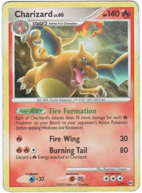 charizard lv 60 1/99|normal charizard card price.